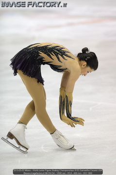 2013-03-02 Milano - World Junior Figure Skating Championships 9153 Samantha Cesario USA